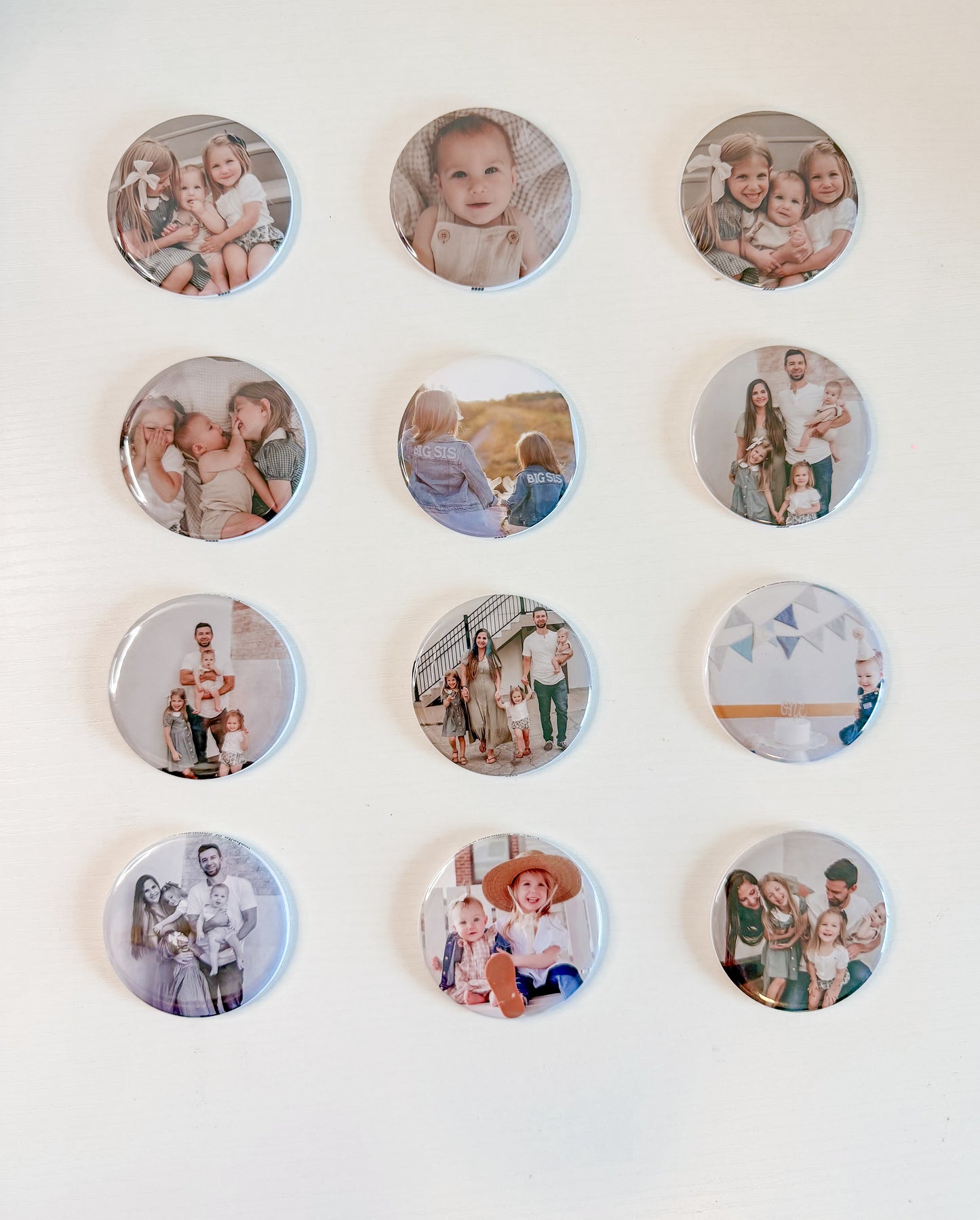 2.25" Circular Custom Photo Magnets