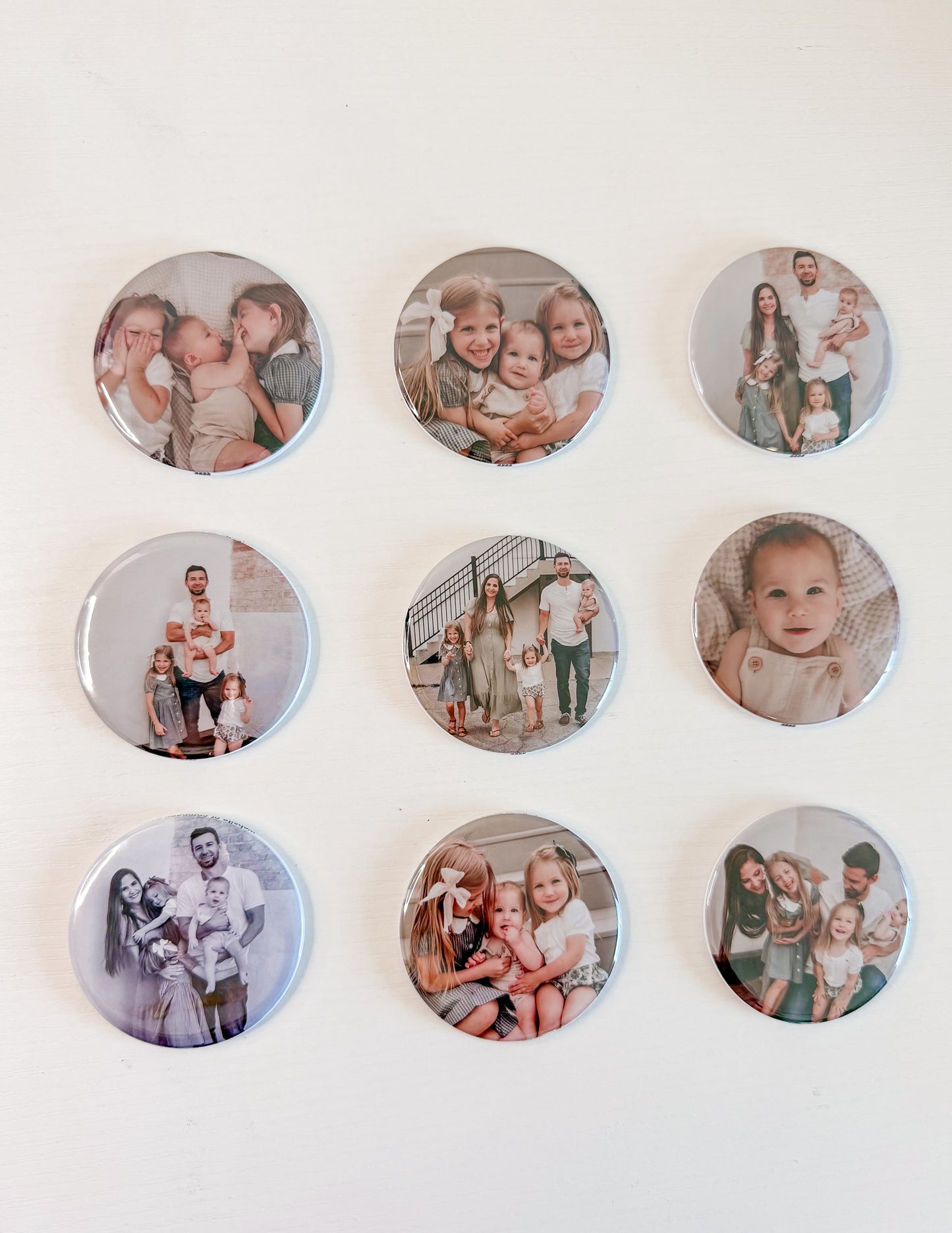 2.25" Circular Custom Photo Magnets