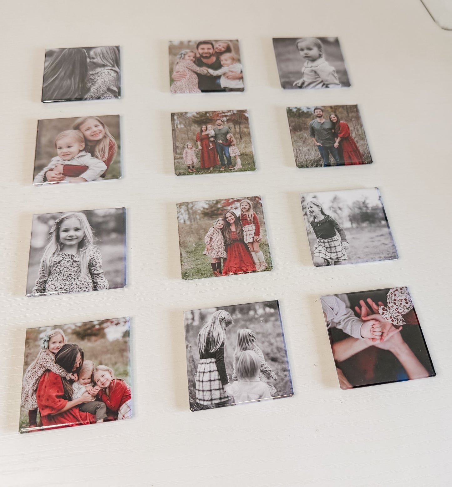 2" x 2" Custom Square Photo Magnets